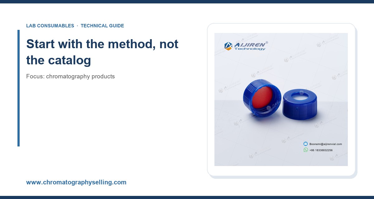 Start with the method, not the catalog