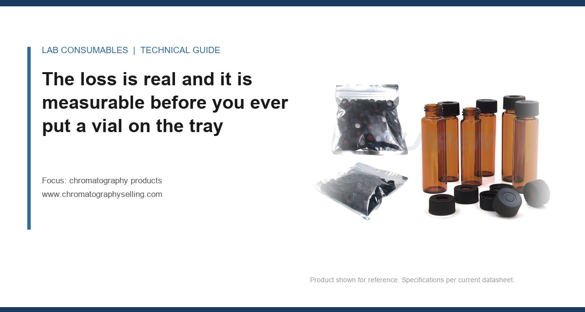The loss is real and it is measurable before you ever put a vial on the tray